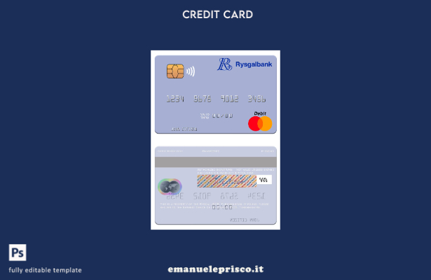 modello mastercard JSCB stile Turkmenistan Rysgal verificato